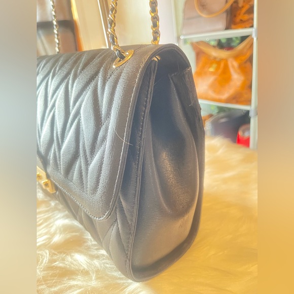 NINA RICCI QUILTED 2way BAG EUC - Picture 2 of 12